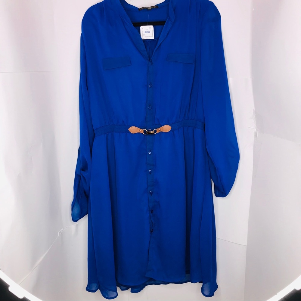 Always Indigo | Blue Button Down Dress.